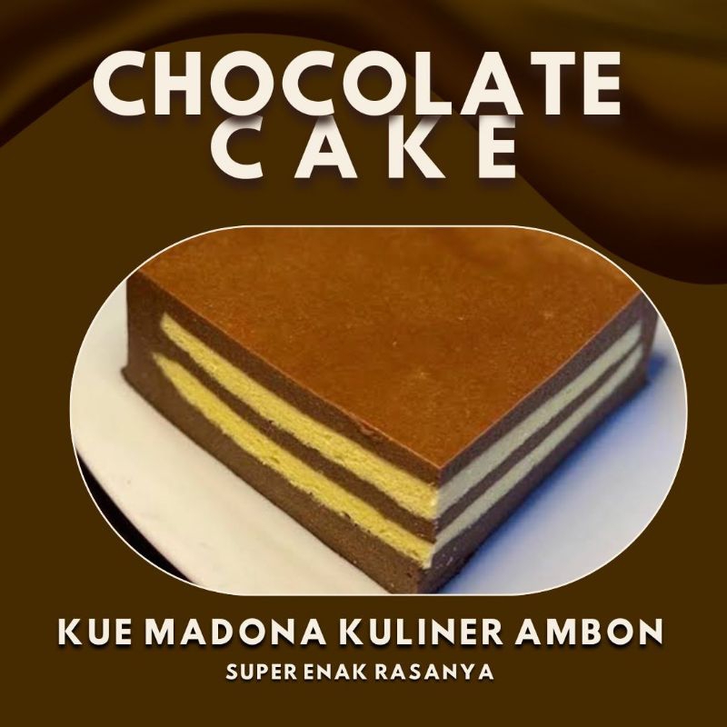 Kue Madona Kuliner Ambon Chocolate Cake