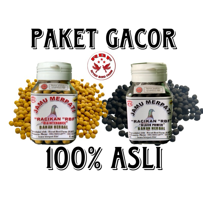 Jamu Merpati RBF Maintenance & Black Power