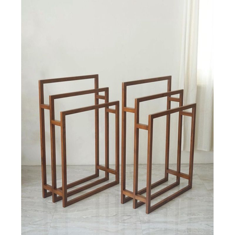 rak handuk rak handuk kayu jati