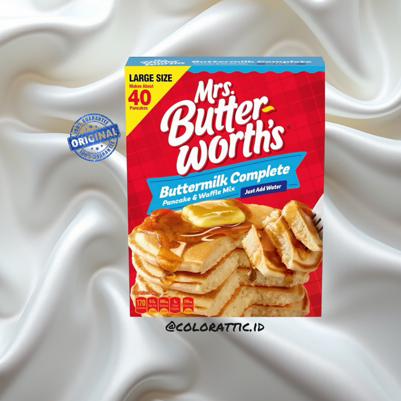 

Mrs. Butterworth’s Complete Buttermilk Pancake And Waffle Mix, 32 Oz - From Usa