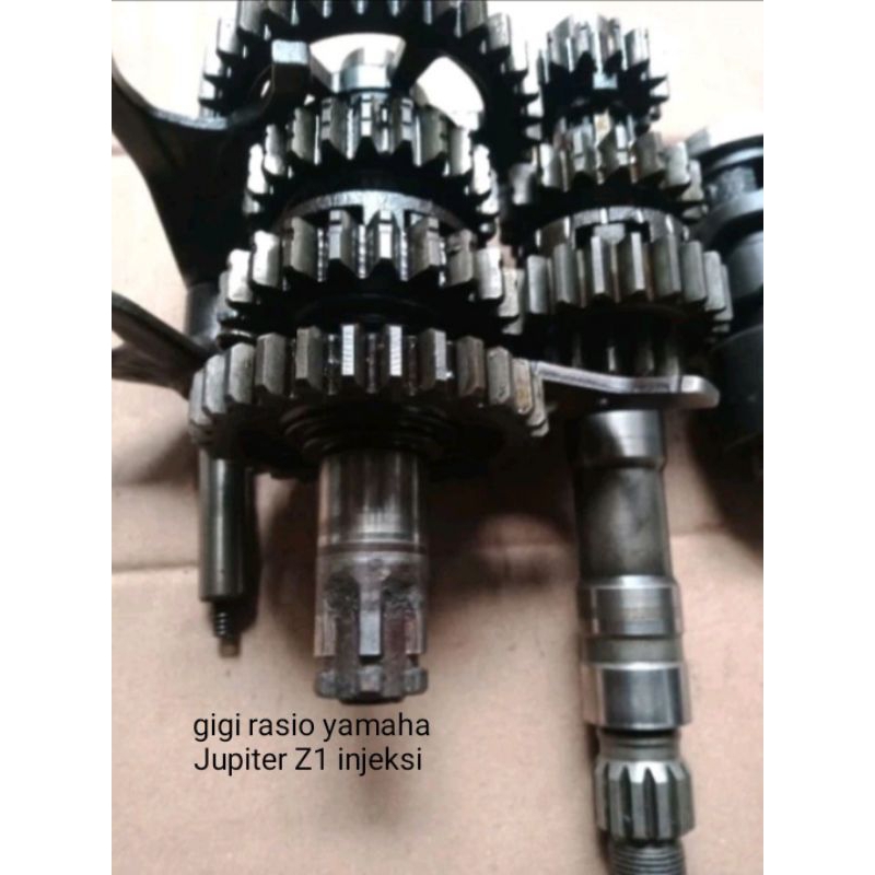 gear box gigi rasio operan gigi persneling Jupiter Z1 injeksi kode 1DY asli original copotan