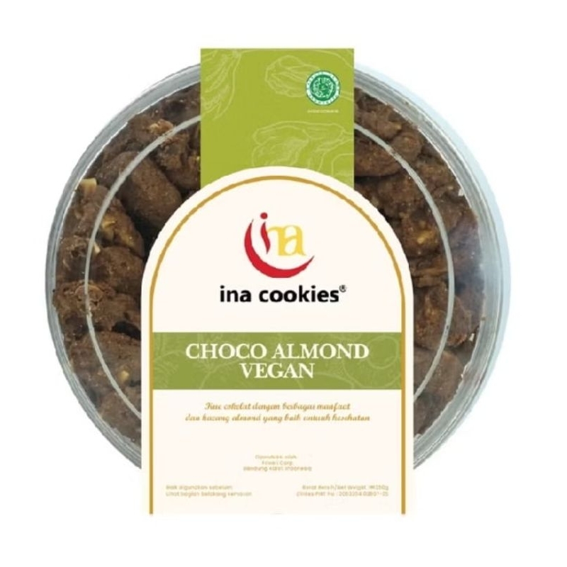 

ina cookies varian CHOCO ALMOND VEGAN (ONLY JABODETABEK INSTANT SEND)