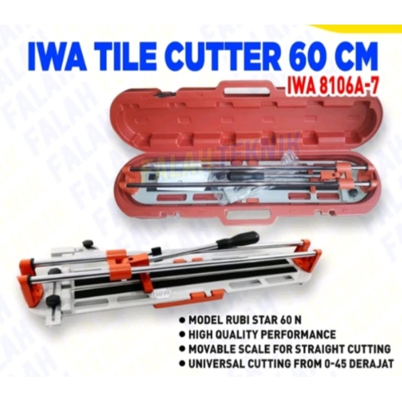 Xander Tool Alat Potong Keramik Granit Manual 60 cm + mata rubi