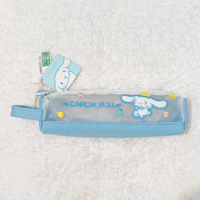 

Miniso Tempat Pensil Jaring Cinnamoroll Original Sanrio 2022 Pencil Case New