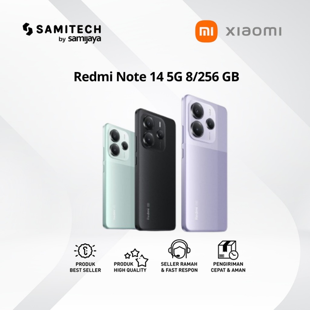 HP XIAOMI REDMI NOTE 14 5G 8/256GB RAM 8 PENYIMPANAN 256GB