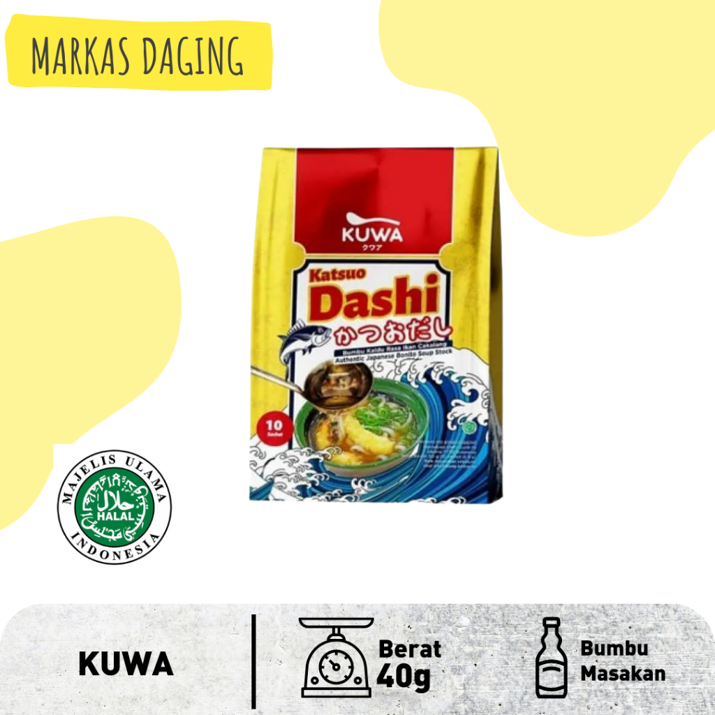 

KUWA Kaldu Ikan Katsuo Dashi 50gr, Kaldu Sup Rasa Cakalang