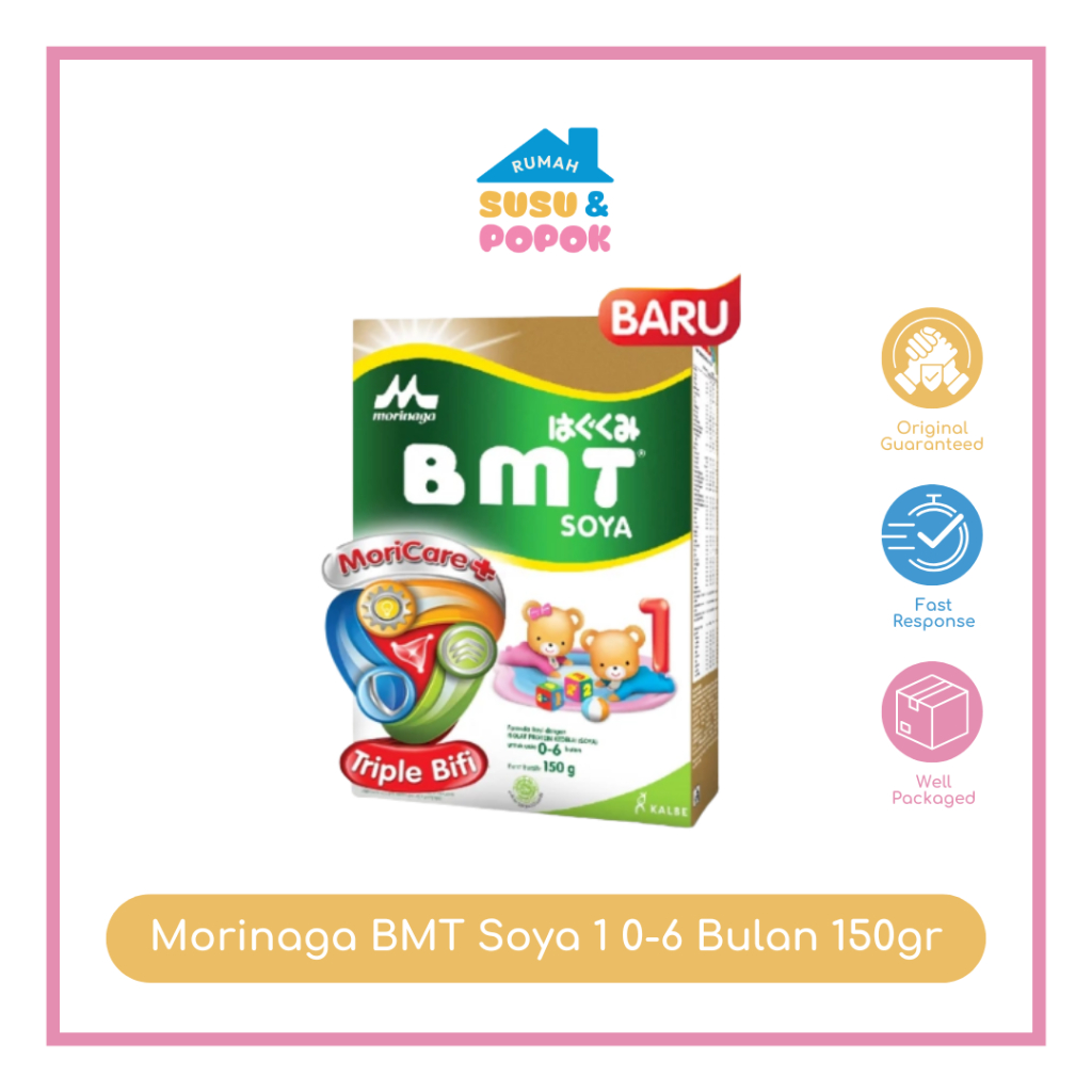 Morinaga BMT Soya 1 0-6 Bulan 150gr