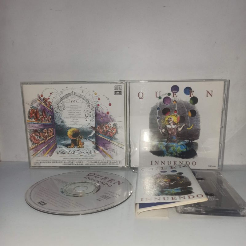 CD&kaset pita Queen- Innuendo Import