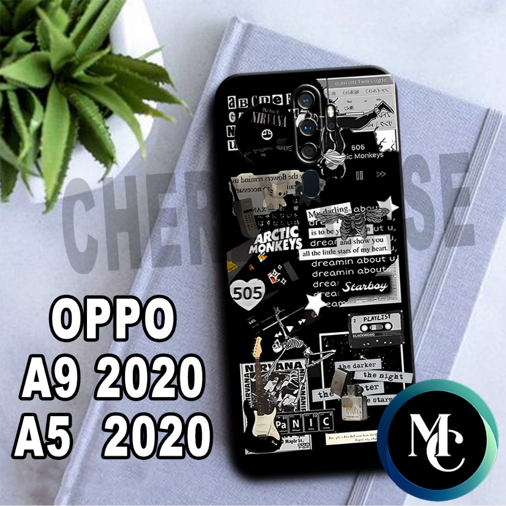 CC26/ Softcase karet lentur untuk OPPO A9 (2020) DAN A5 (2020)/Motif AESTHETIC/case OPPO A9 (2020)/k