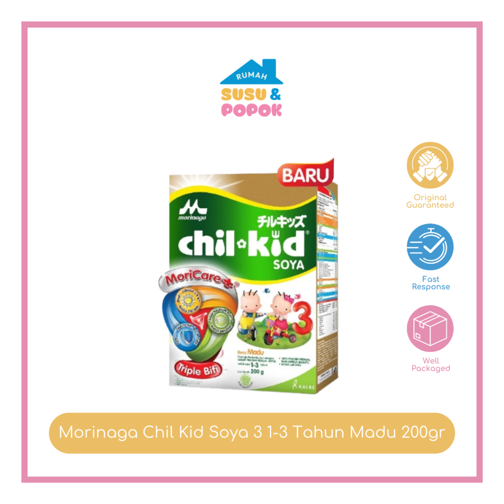 Morinaga Chil Kid Soya 3 1-3 Tahun Madu 200gr