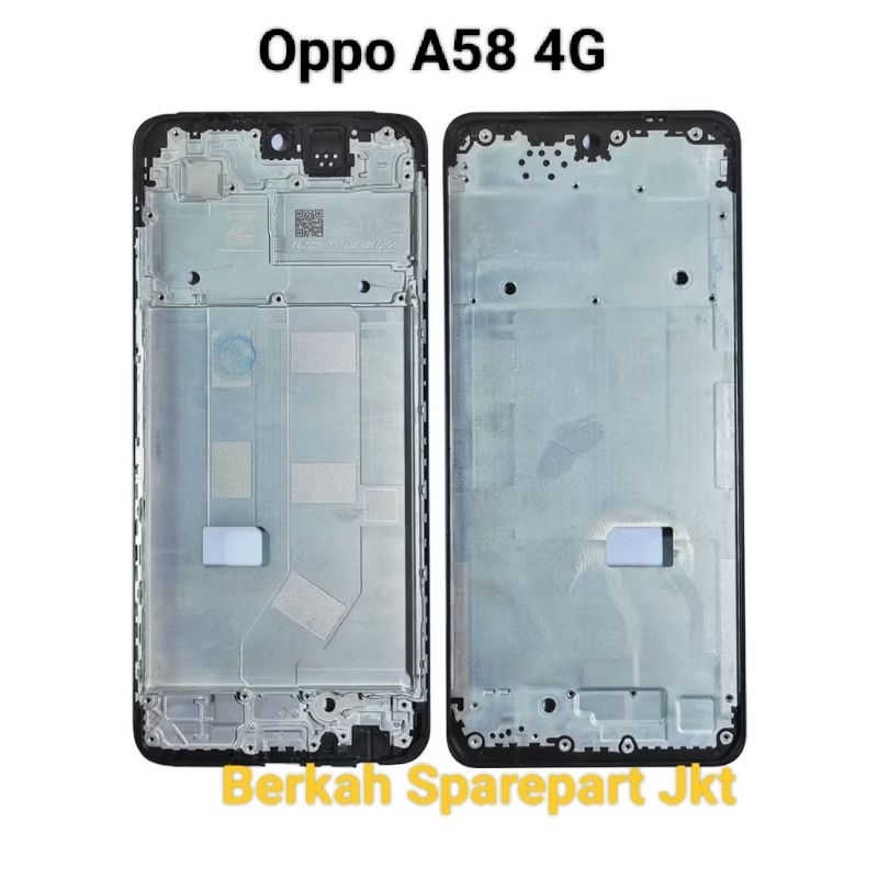 FRAME LCD - TULANG LCD OPPO A58 4G ORIGINAL