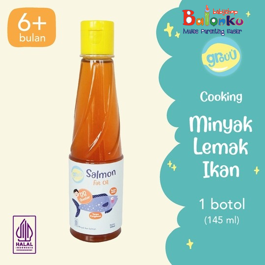 

Grouu - Fat Oil / Minyak Lemak - MPASI BB Booster Fatt Oil Salmon