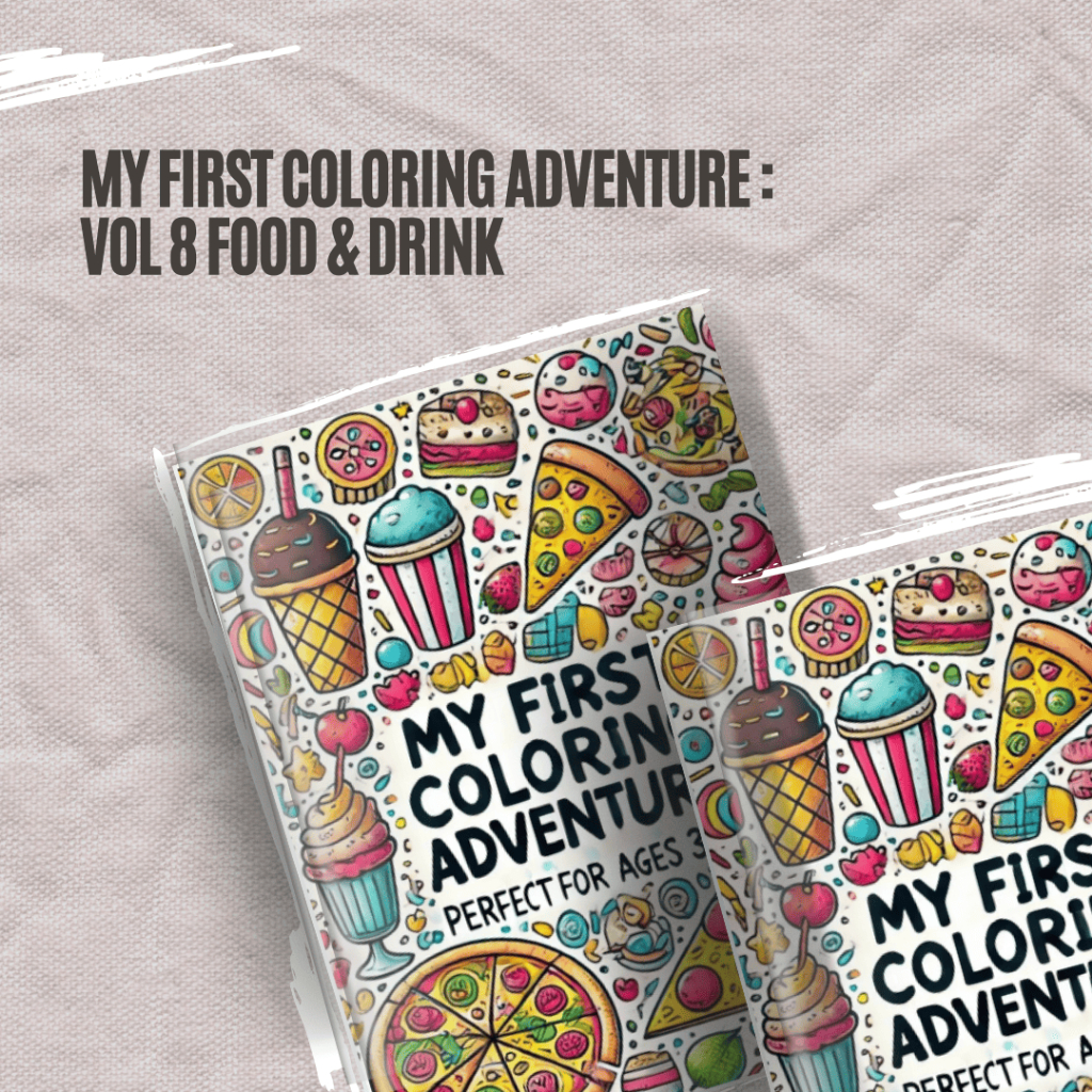 

Petualangan Mewarnai: Dunia Makanan & Minuman Vol. 8 - Bahasa Inggris