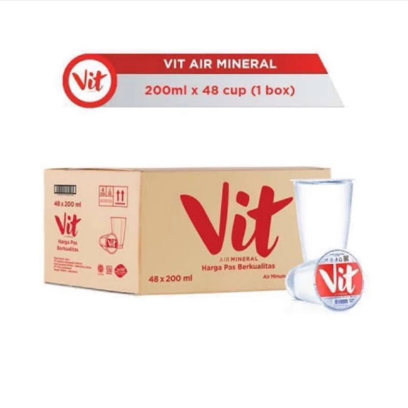 

Vit Air Mineral Harga Pas Berkualitas 200ml x 48 cup (1 box)
