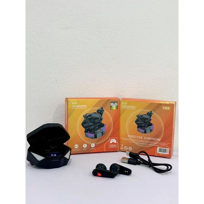 HANDFREE BLUETOOTH TWS X15 WIRELESS BLUETOOTH