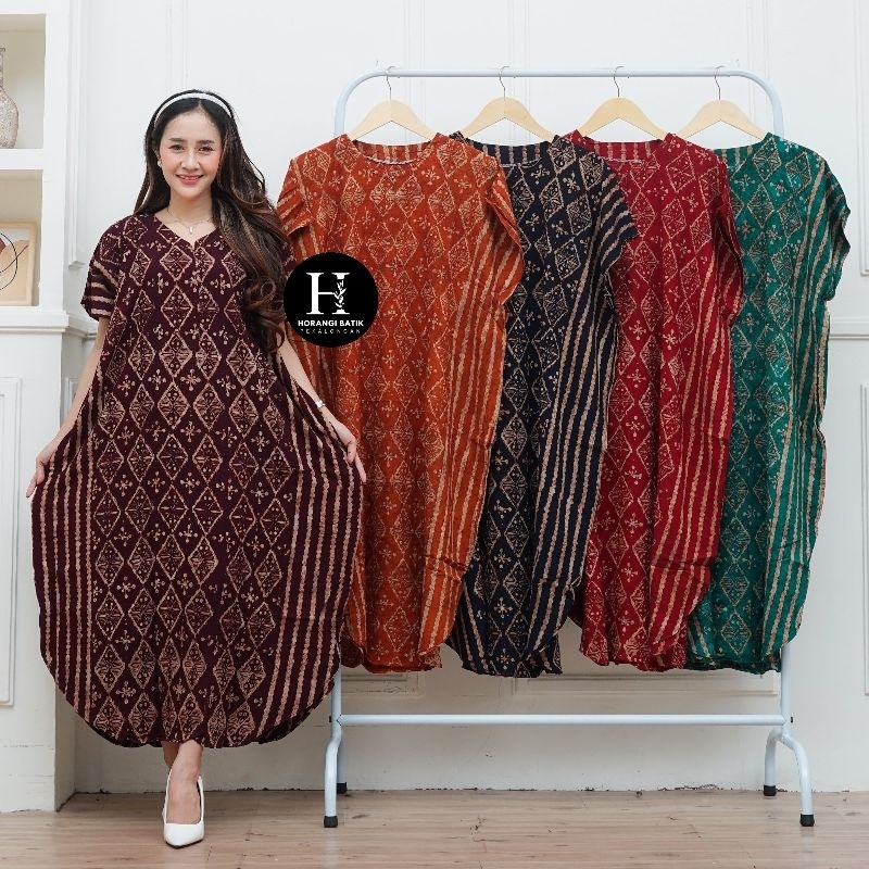 Daster lowo batik cap asli Pekalongan rayon Twill premium daster kekinian Busui Friendly daster kele