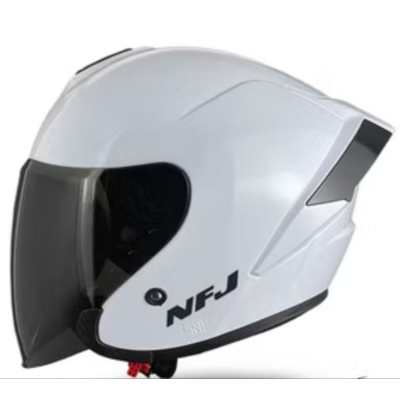 Helm Half Face NFJ Original White