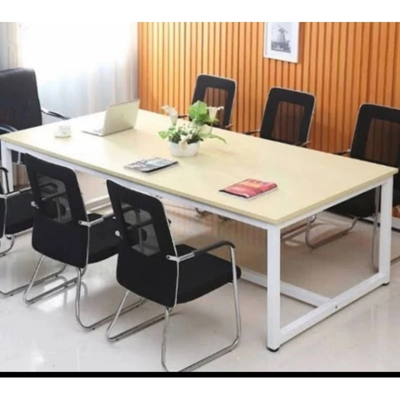 MEJA MEETING / MEJA KANTOR / MEJA KERJA / MEJA RAPAT BESI HPL