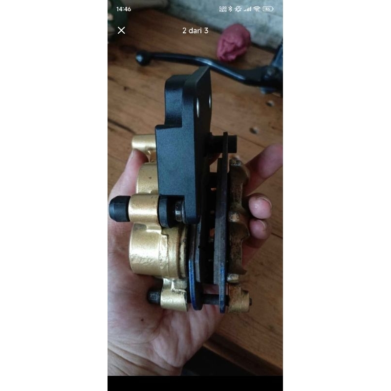 kaliper cbr pnp nmax breket arm disc 260mm