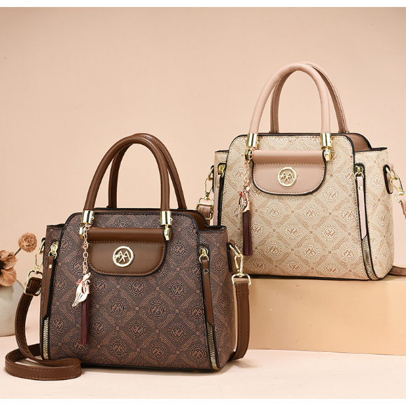GF5521 Tas Kerja Handbag Wanita Import Premium Selempang Branded Stylish Fashion Kerja Kantoran Ibu 