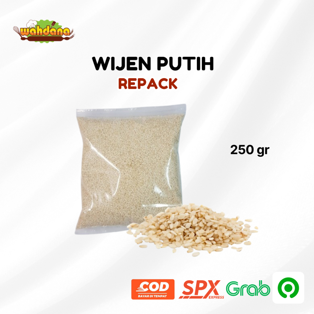 

Wijen Putih Kemasan Repack 250g