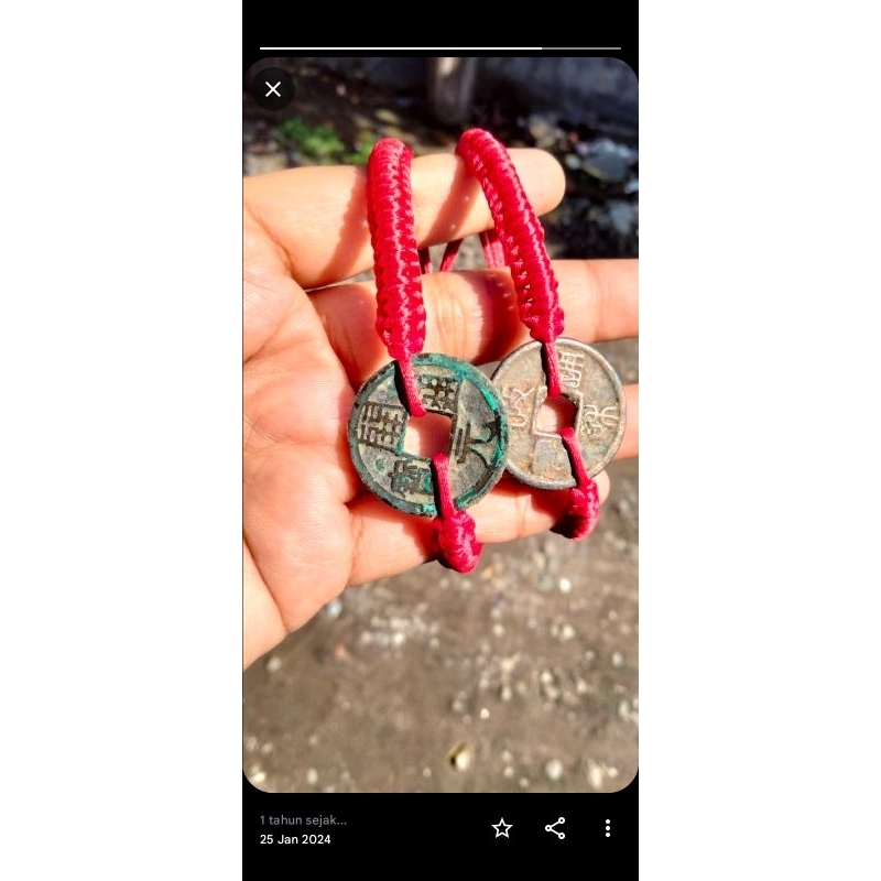 gelang koin gobog ori koinnya