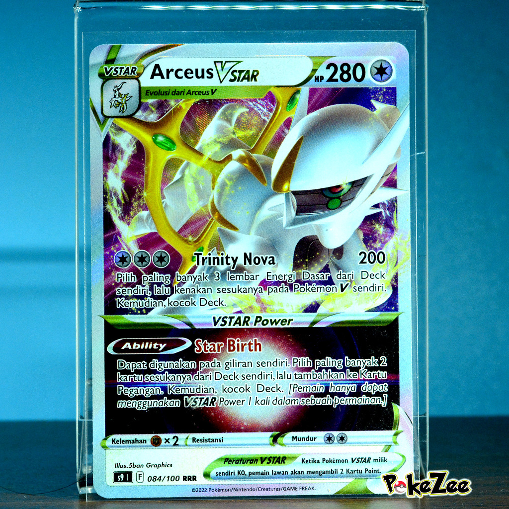 Arceus VStar V Star Kartu Pokemon TCG Indonesia