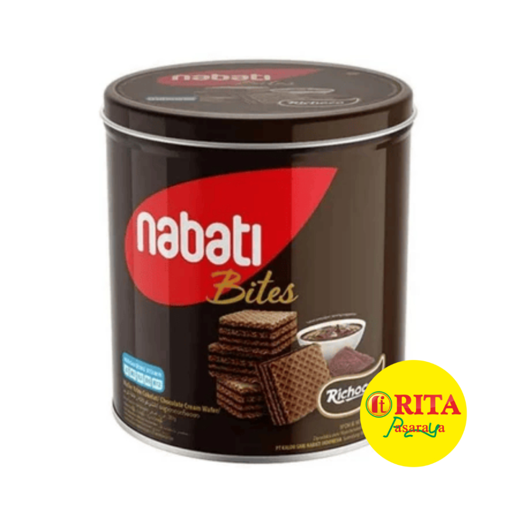 

NABATI RICHOCO WAFER COKLAT 240GR / ROTI KALENG / NABATI WAFER KALENG