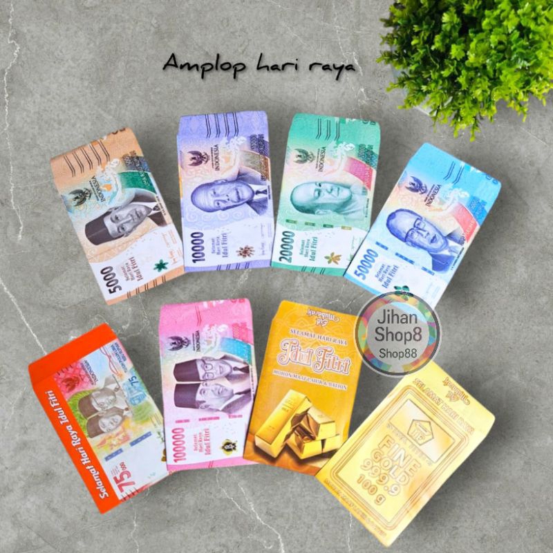 

amplop lebaran angpau lebaran karakter uang DF medium isi 100 lembar