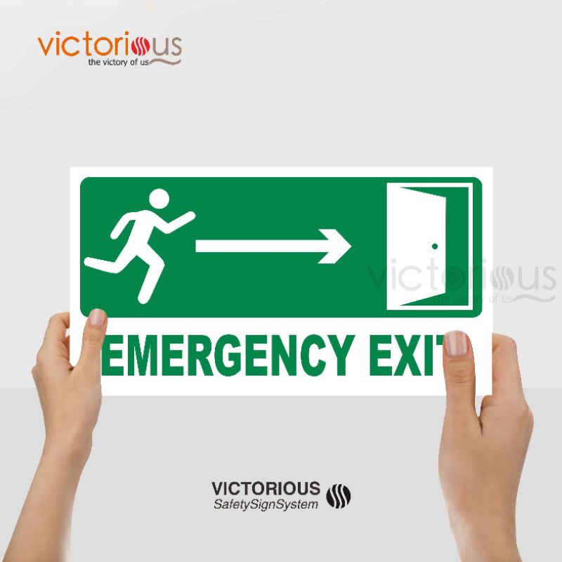 

Sticker Safety Sign K3 Emergency Exit Sticker Vinyl Tahan Air