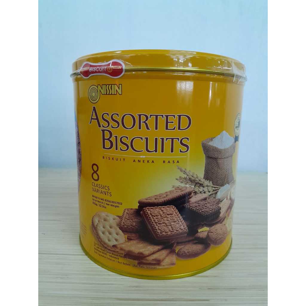 

NISSIN Assorted Biscuit Yellow Kuning Kaleng | Berat Besih 650g | Lezat & Cocok Dinikmati Kapanpun