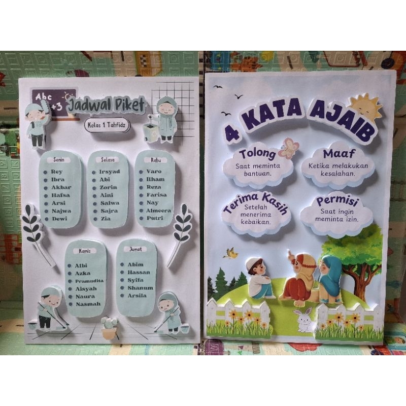 

POPUP HIASAN KELAS STRUKTUR ORGANISASI PRESENSI SISWA DLL UK. A3