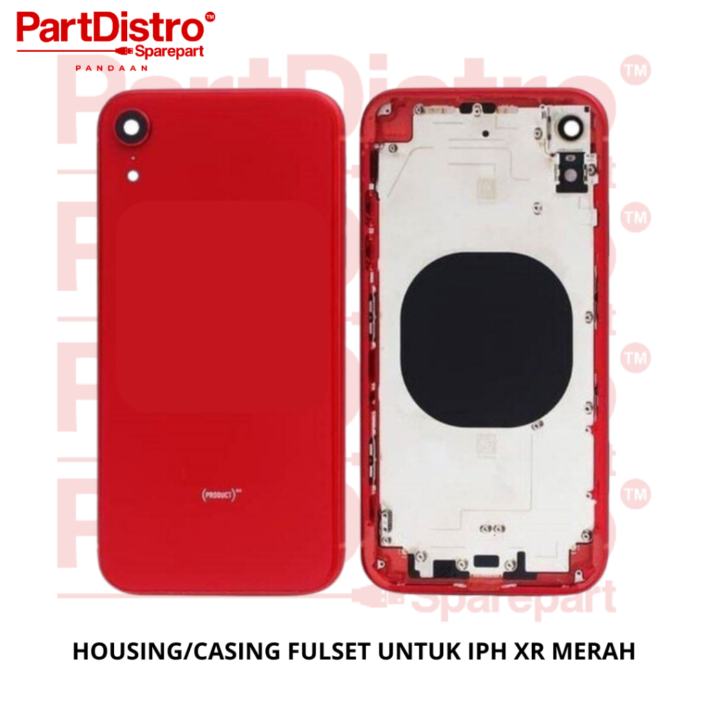 HOUSING/CASING FULSET UNTUK IPH XR MERAH