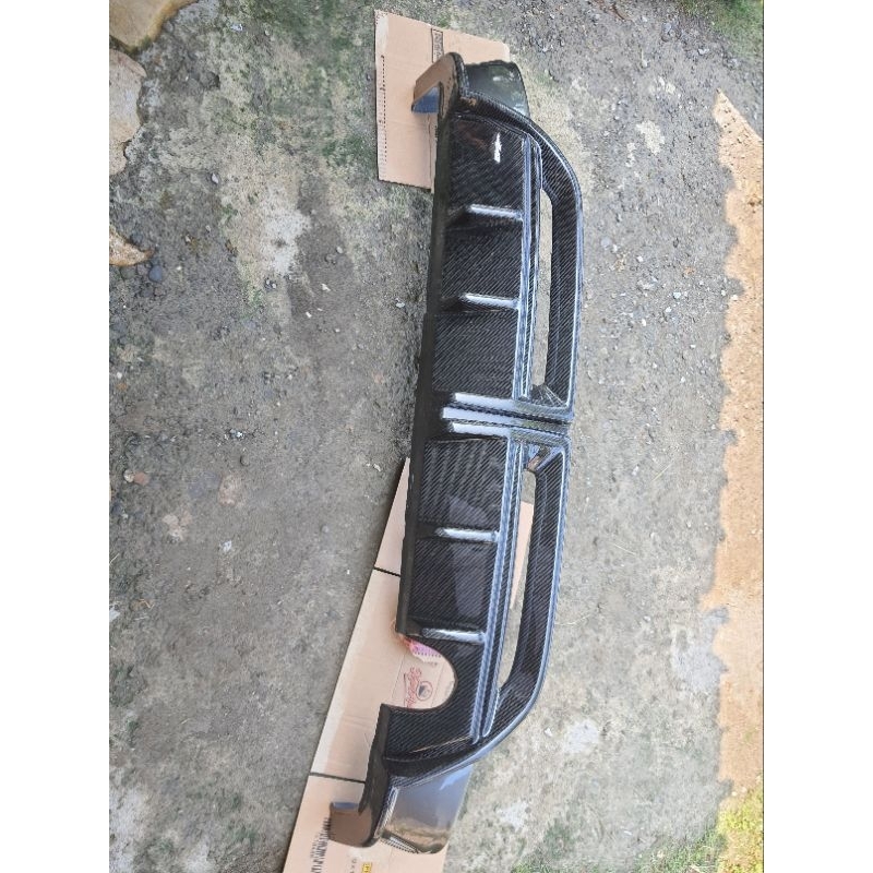 bodykit belakang & spoiler carbon honda city hatchback model filewar