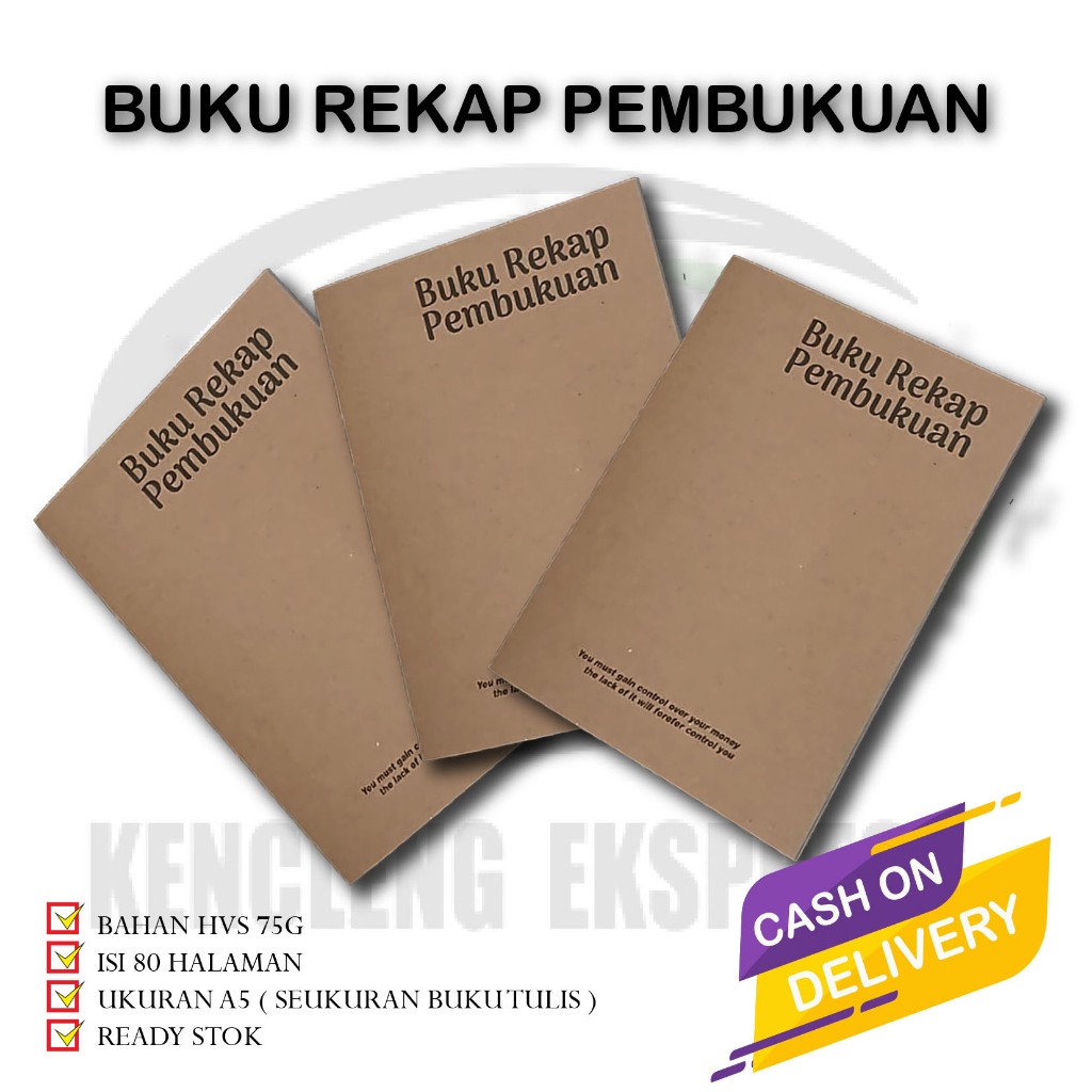 

BUKU REKAP PEMBUKUAN SIMPLE A5 READY STOK