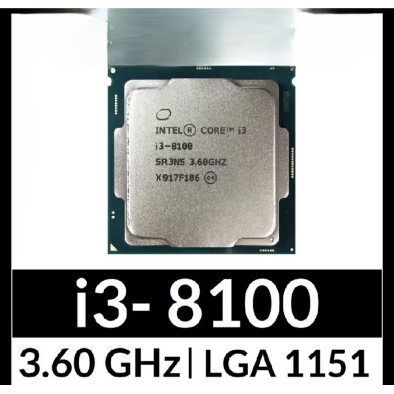 Processor i3 gen 7/8/9