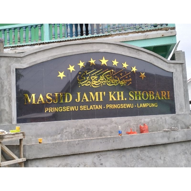 akrilik miror gold custom