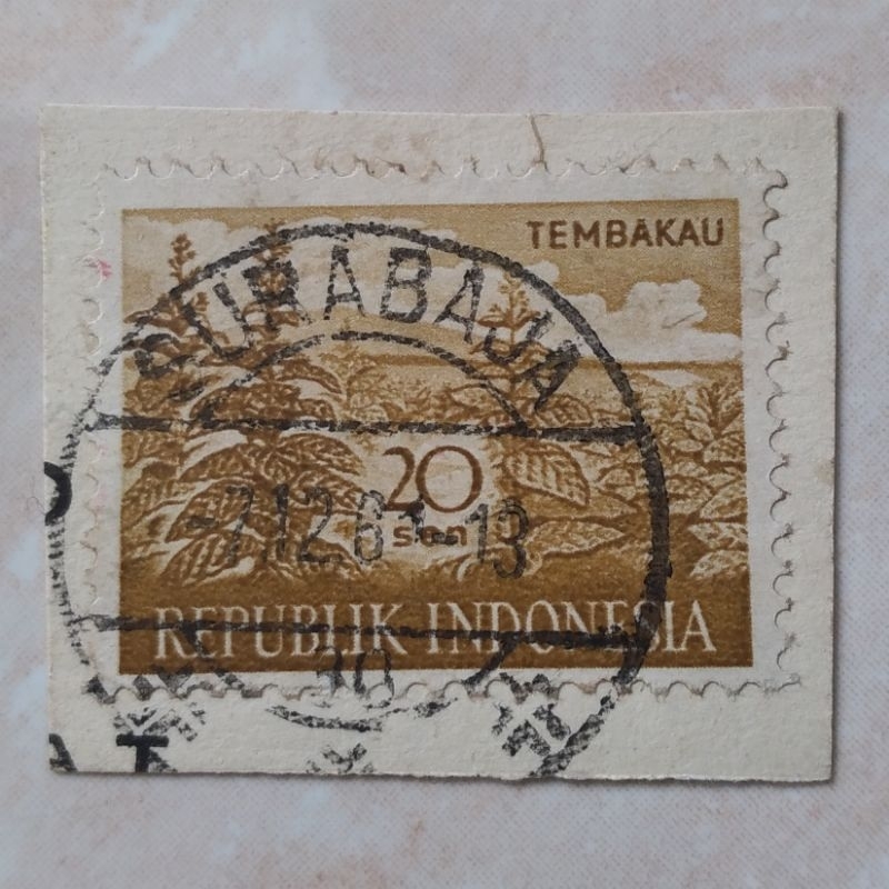 

Perangko Prangko Kuno 1960 Cap Pos Bagus SURABAJA - YN2155