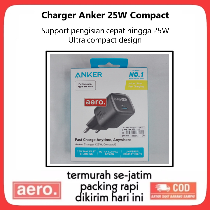 Charger C Anker 25W Compact