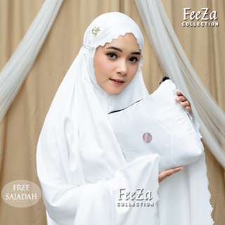 FeeZa Mukena Dewasa 2in1 Set Sajadah Lasercut Silky - Mukena FeeZa Mukenah Dewasa Mukena Traveling M