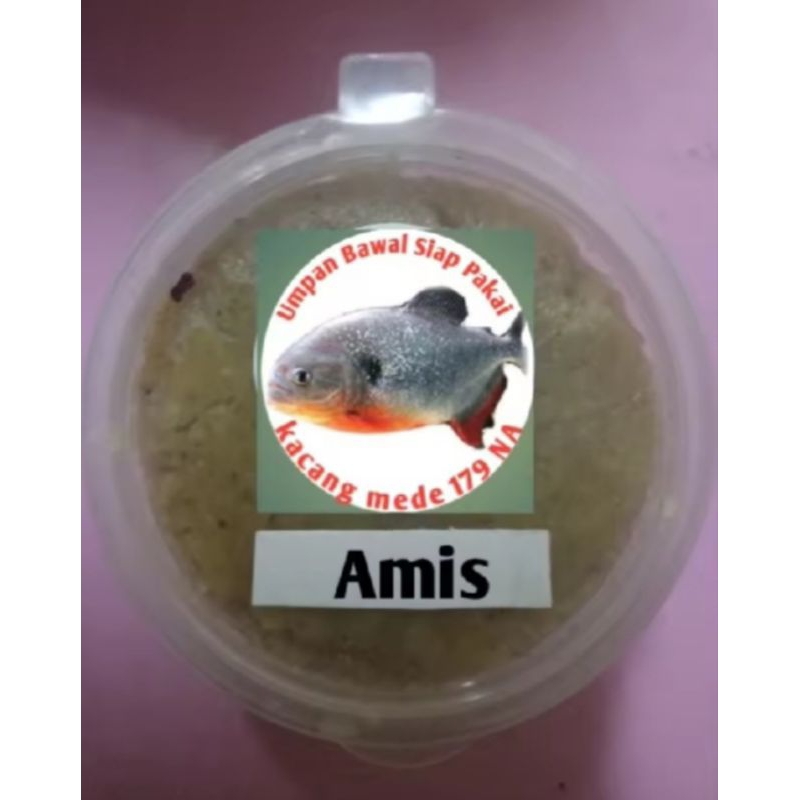 Umpan Bawal Siap Pakai Kacang Mede Amis