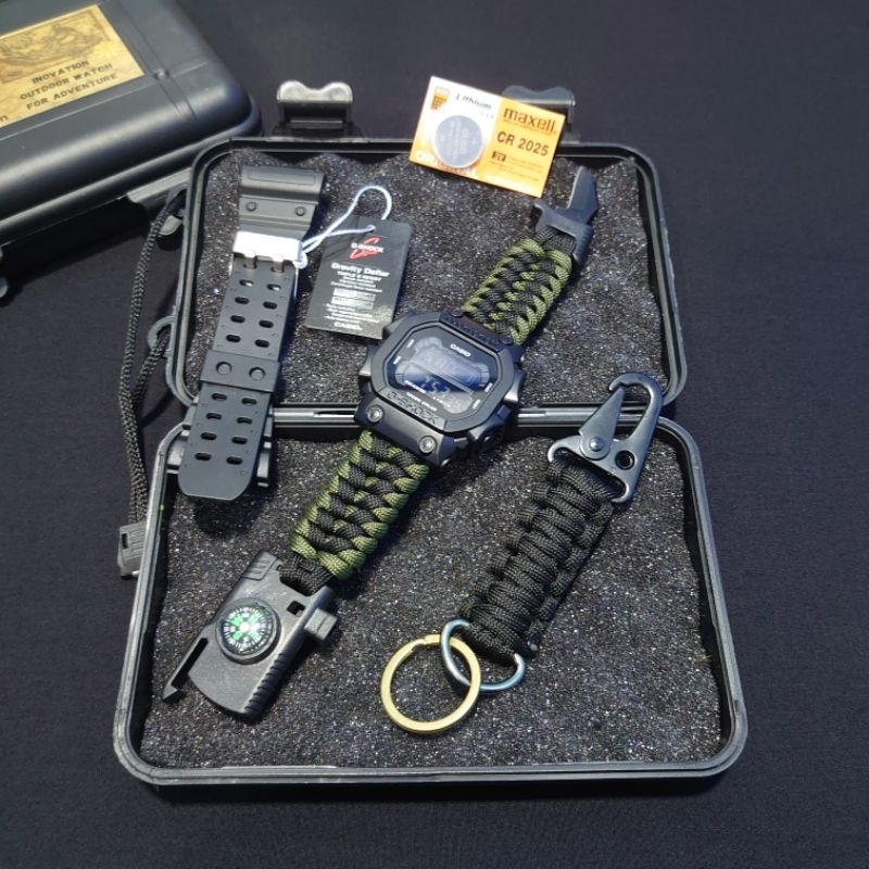 TERBARU  Jam Tangan TNI Polri Special Green Army Multifungsi Segala Medan