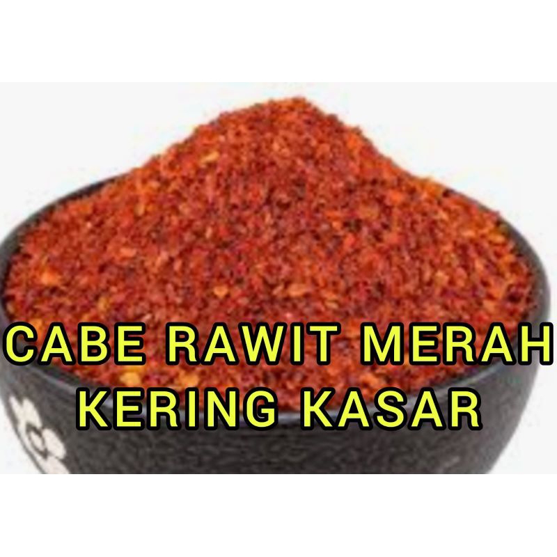 

CABE RAWIT MERAH BUBUK KASAR RP 7.200 / 100 GRAM