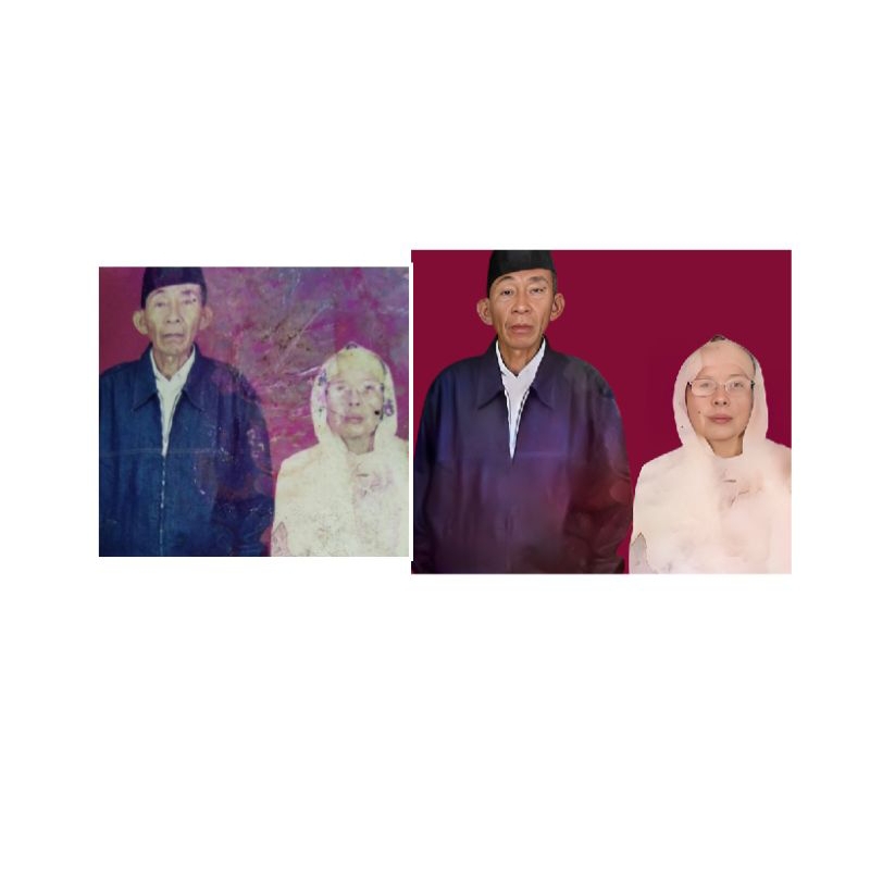 PERBAIKAN/ RESTORASI FOTO RUSAK, TERGORES, TERKELUPAS, FOTO JADUL LAMA