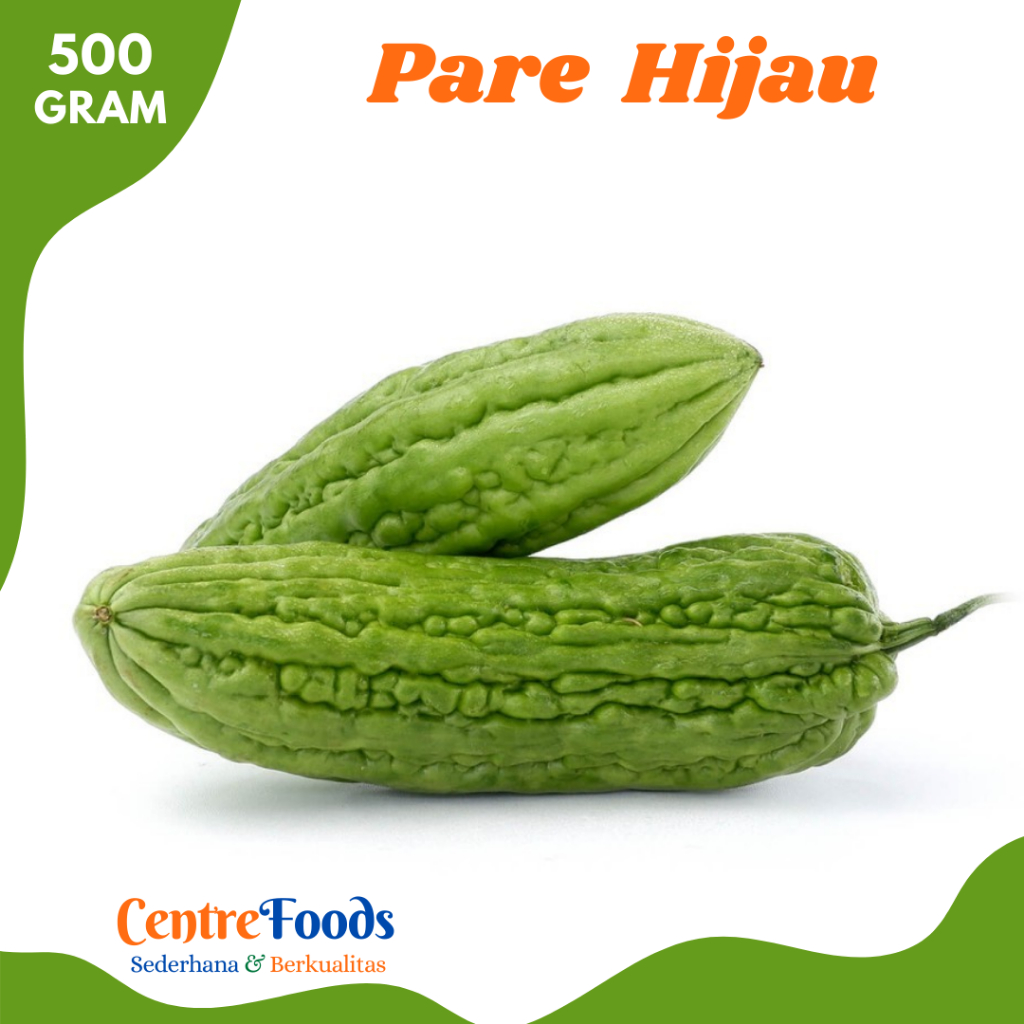 

PARE Hijau - Sayur Paria Hijau Fresh | 500gr [ Harga Per 0,5 Kg ]