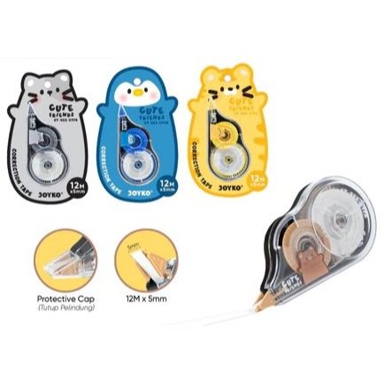 

Correction Tape / Tipe X Kertas / Stipo Kertas Joyko CT-522-CTFR (Pcs)