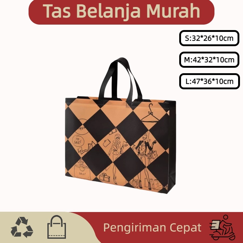 

Goodie bag-Tas Belanja tas spunbond tas souvenir premium tebal dan kuat/Terlaris lipat jumbo/ waterproof/shopping bag A07
