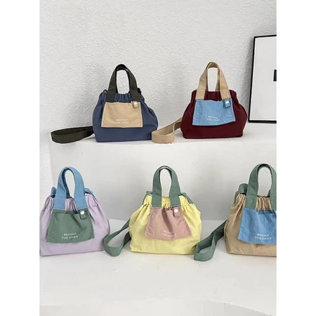 

Original Beyond The Vines Color Block Dumpling Bag Micro Dumpling Bag READY STOCK