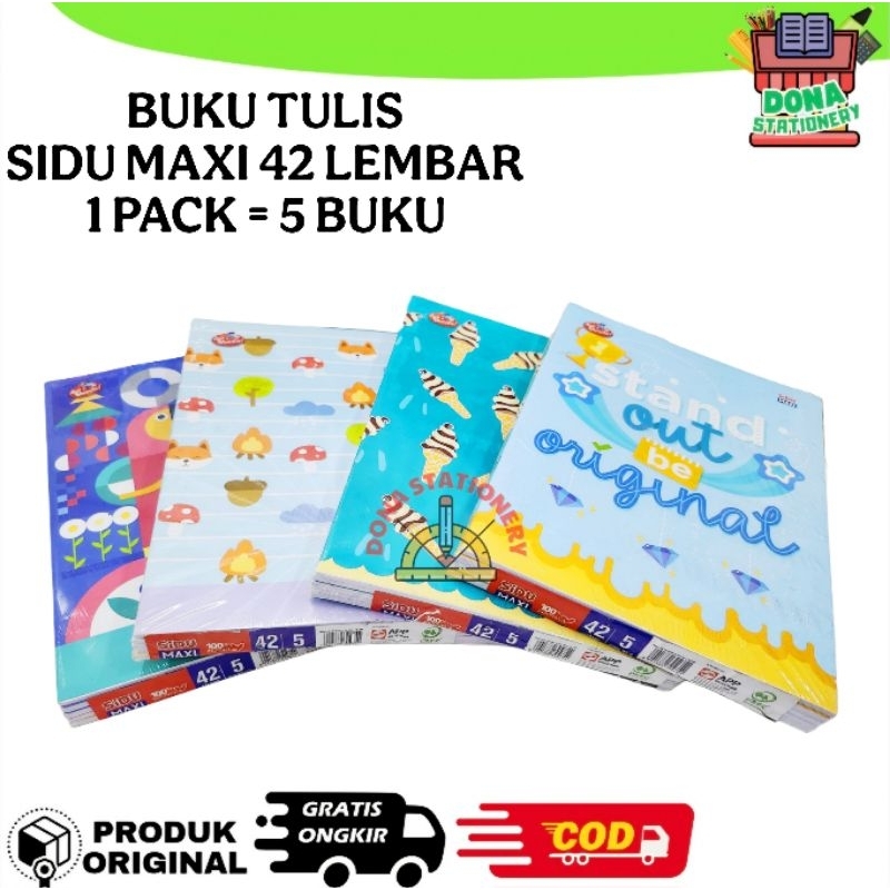 

H7Y [ Pack ] BUKU TULIS SIDU MAXI MOTIF NETRAL 42 LEMBAR Buku Tulis Sidu Murah Buku Tulis Panjang