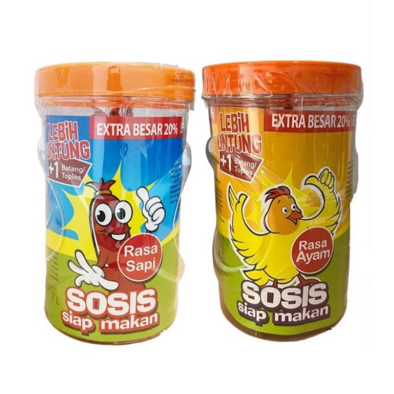 

1 toples sossis so nice toples sosis siap makan isi 24 batang